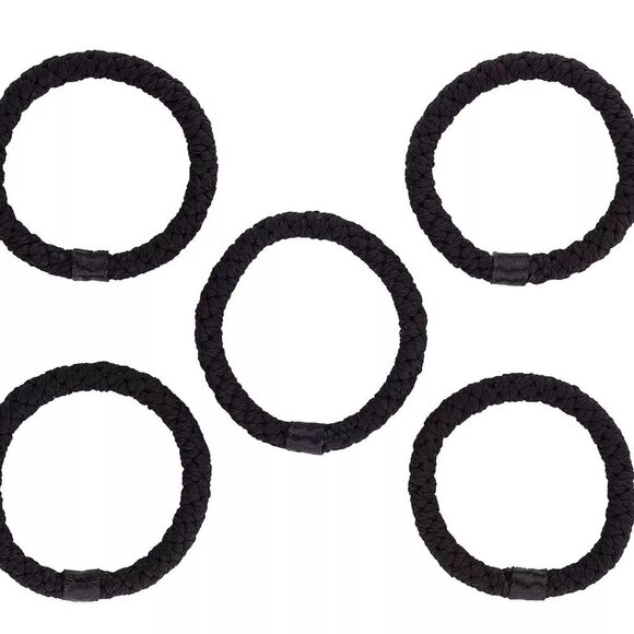 GOODY Black Volume Boost Ponytailers Elastics Hair Tie for Fine Hair 5-count - Picture 2 of 2